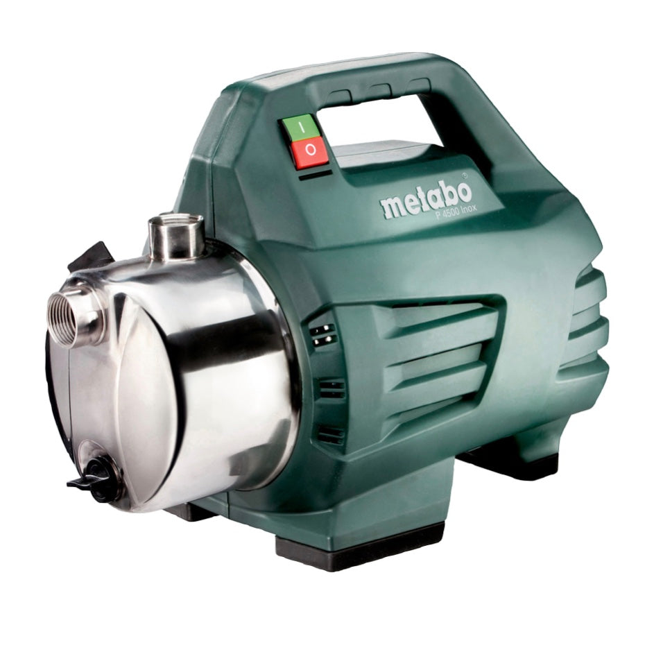 Metabo P 4500 INOX Gartenpumpe 1300 Watt 4,8 bar ( 600965000 ) Wartungsfreier Kondensatormotor