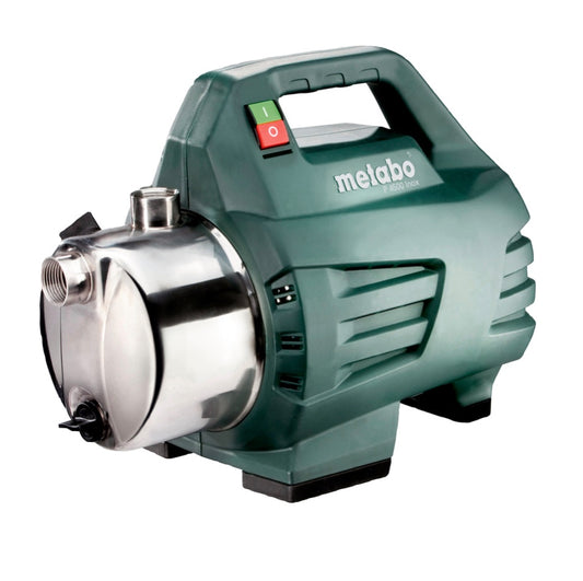 Pompe de jardin Metabo P 4500 INOX 1300 watts 4,8 bar (600965000) Moteur à condensateur sans entretien