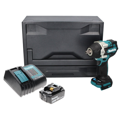 Makita DTW 701 ST1X clé à chocs sans fil 18 V 700 Nm 1/2" XPT Brushless + 1x batterie 5,0 Ah + chargeur + Makbox