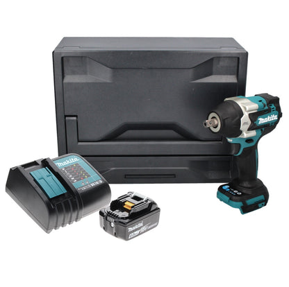 Makita DTW 701 SG1X Akku Schlagschrauber 18 V 700 Nm 1/2" XPT Brushless + 1x Akku 6,0 Ah + Ladegerät + Makbox