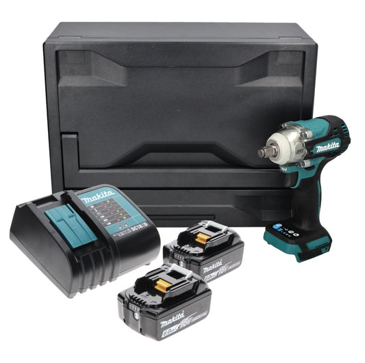 Makita DTW 300 SGX Akku Schlagschrauber 18 V 330 Nm 1/2" Brushless + 2x Akku 6,0 Ah + Ladegerät + Makbox