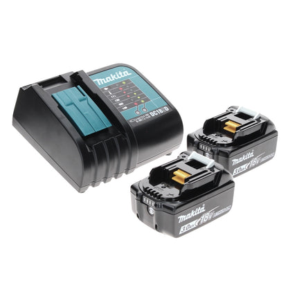 Makita DDF 481 SFX perceuse-visseuse sans fil 18 V 115 Nm sans balai + 2x batteries 3,0 Ah + chargeur + Makbox