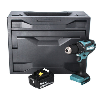 Makita DHP 485 M1X perceuse à percussion sans fil 18 V 50 Nm sans balai + 1x batterie 4,0 Ah + Makbox - sans chargeur