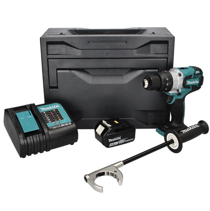 Makita DDF 481 SM1X perceuse-visseuse sans fil 18 V 115 Nm sans balais + 1x batterie 4,0 Ah + chargeur + Makbox