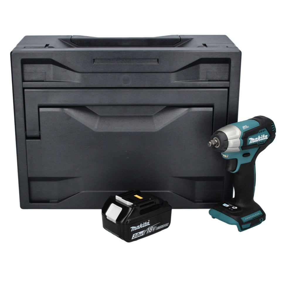 Makita DTW 180 F1X Clé à chocs sans fil 18 V 180 Nm 3/8" sans balais + 1x batterie 3,0 Ah + Makbox - sans chargeur