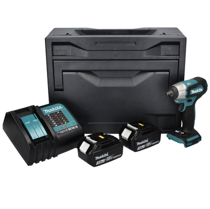 Makita DTW 180 SFX clé à chocs sans fil 18 V 180 Nm 3/8" sans balai + 2x batteries 3,0 Ah + chargeur + Makbox