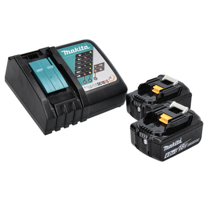 Makita DTW 180 RGJ clé à chocs sans fil 18 V 180 Nm 3/8" sans balai + 2x batterie 6,0 Ah + chargeur + Makpac