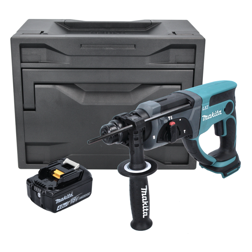 Makita DHR 202 M1X Akku Kombihammer 18 V 2,0 J SDS Plus + 1x Akku 4,0 Ah + Makbox - ohne Ladegerät