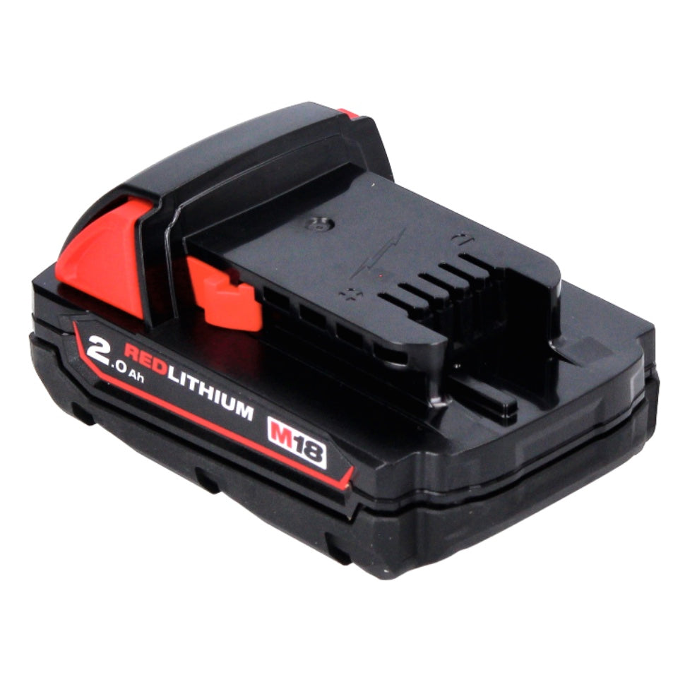 Kit de démarrage de batterie Milwaukee M18 B2 18 V 1x 2,0 Ah (1x 4932430062) + chargeur M12-18C 12 - 18 V (4932352959)