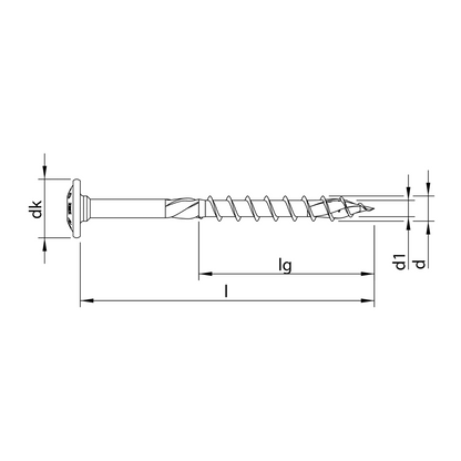 HECO TOPIX plus Profi Holzbauschraube 6,0 x 100 mm 100 Stück ( 61117 ) Teilgewinde Holzschraube, Tellerkopf, T-Drive, verzinkt blau, A3K