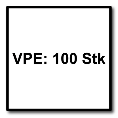 HECO TOPIX plus Profi Holzbauschraube 6,0 x 100 mm 100 Stück ( 61117 ) Teilgewinde Holzschraube, Tellerkopf, T-Drive, verzinkt blau, A3K