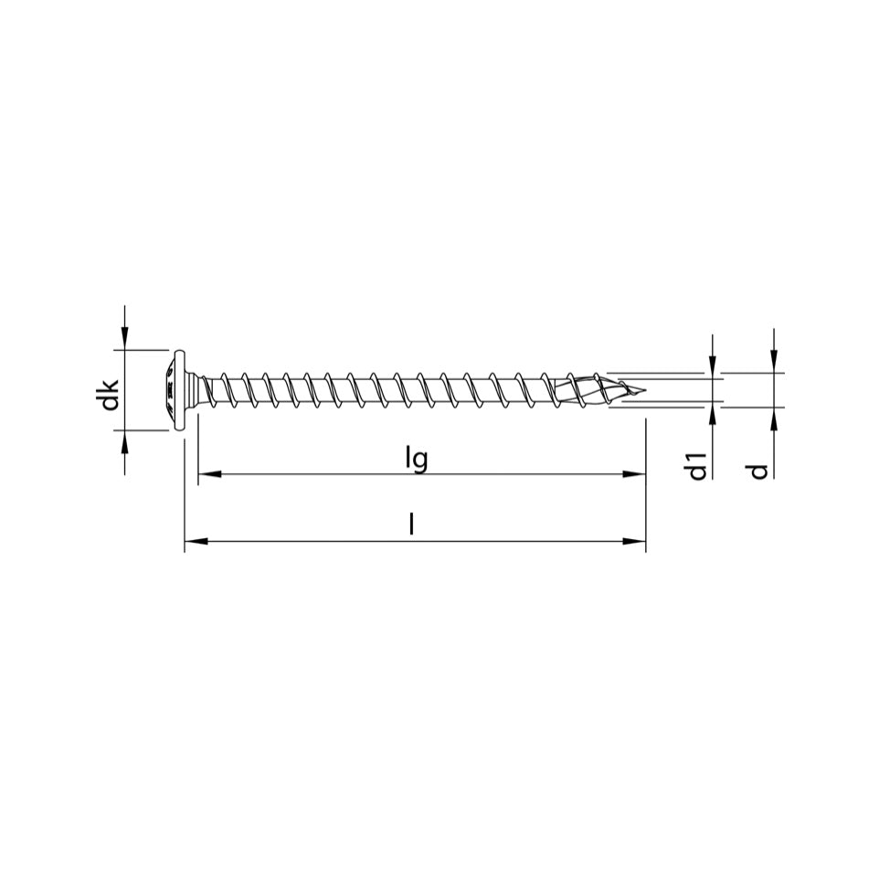 HECO TOPIX plus Profi Holzbauschraube 8,0 x 80 mm 50 Stück ( 61245 ) Vollgewinde Holzschraube, Tellerkopf,  T-Drive, verzinkt blau, A3K