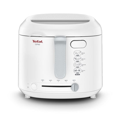 Tefal UNO FF203130 Friteuse 1475 Watt 1,8 l Volumen 150 - 190 °C Weiß