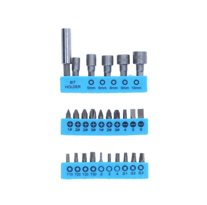 Vagner SDH YF-40819 26 teiliges Bit und Steckschlüssel Set