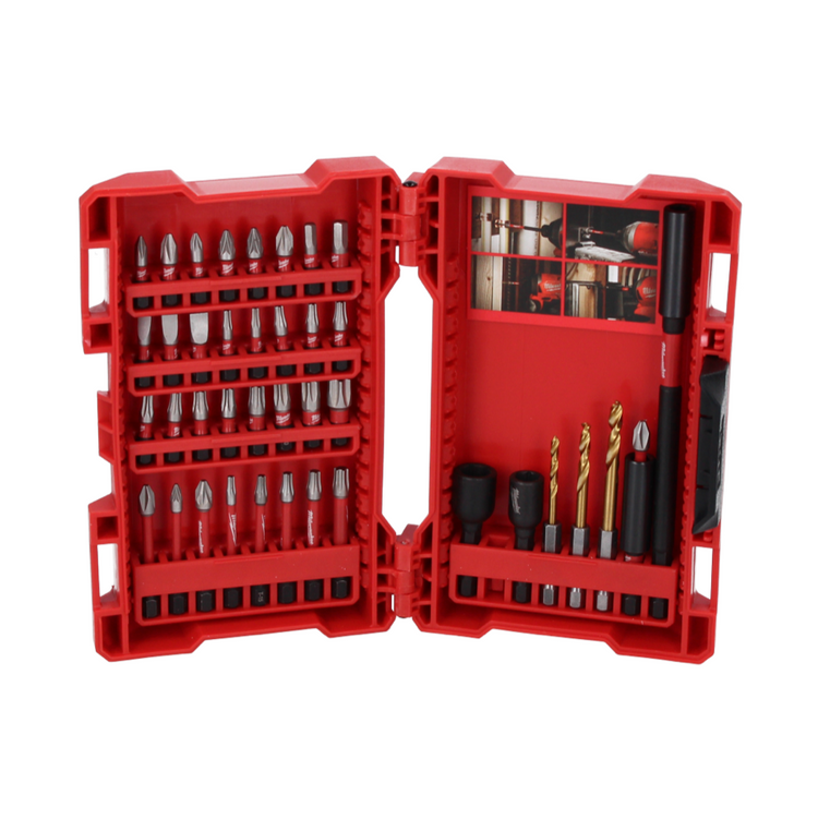 Milwaukee Gen II Shockwave Bit Bohrer Set 40 tlg. ( 4932430908 ) Schlagfest für Schlagschrauber - Toolbrothers