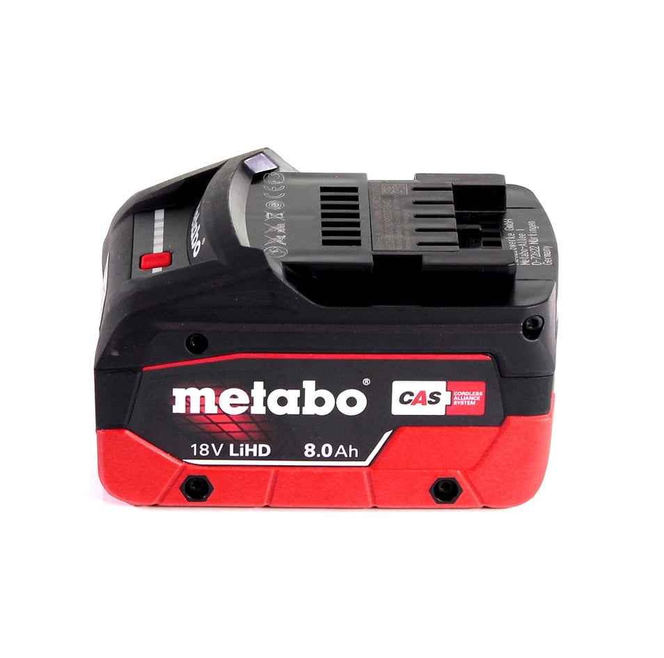 Meuleuse d'angle sur batterie Metabo W 18 LTX 125 18 V 125 mm + 1x batterie 8,0 Ah + metaBOX - sans chargeur