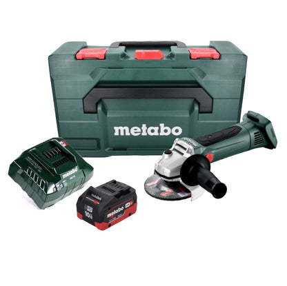 Metabo W 18 LTX 125 Akku Winkelschleifer 18 V 125 mm + 1x Akku 10,0 Ah + Ladegerät + metaBOX