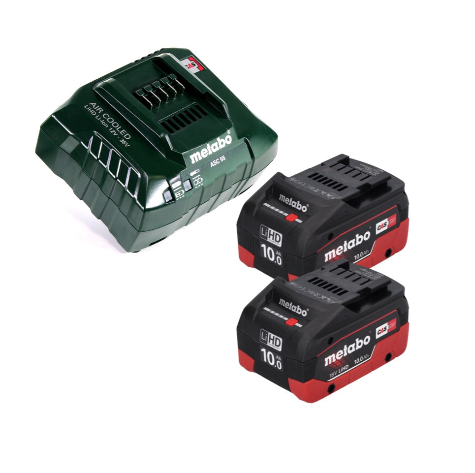 Metabo W 18 LTX 125 Akku Winkelschleifer 18 V 125 mm + 2x Akku 10,0 Ah + Ladegerät + metaBOX