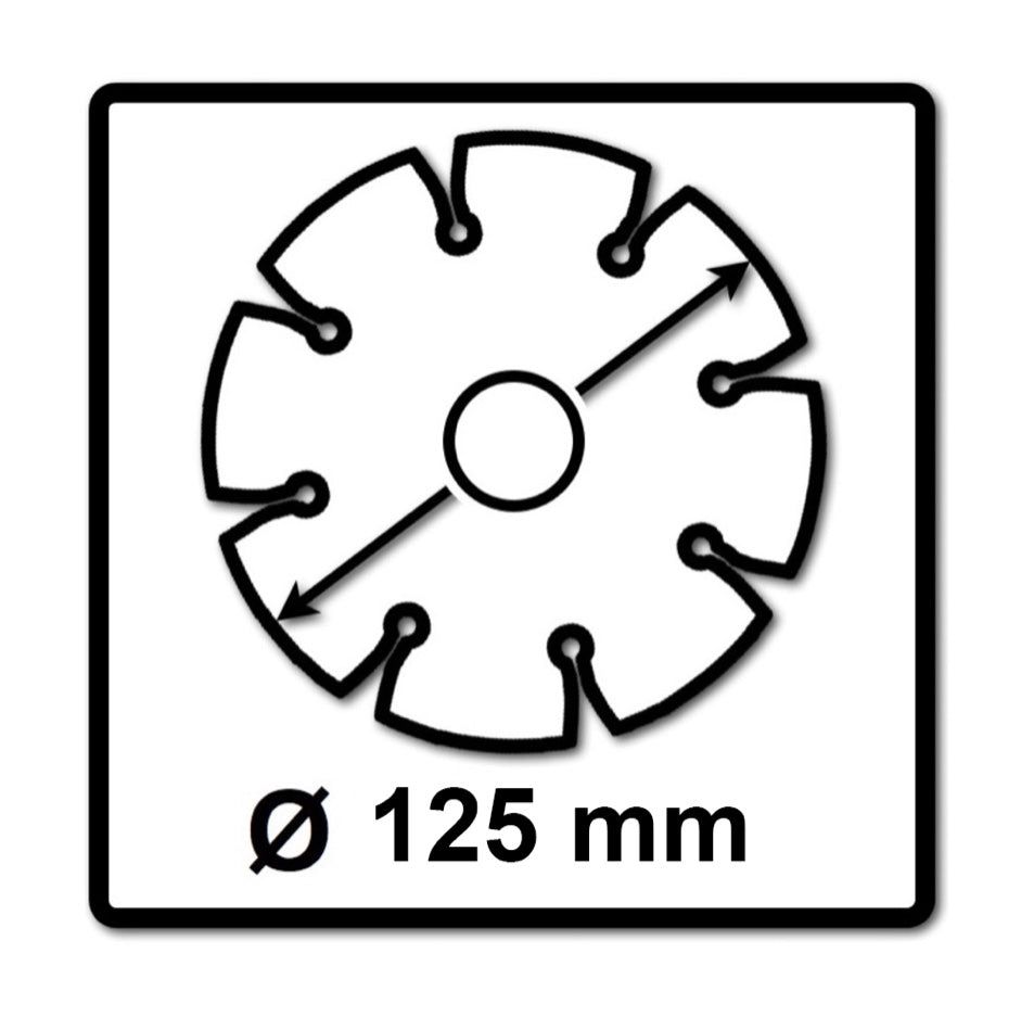 WellCut Diamond Blade Diamant Trennscheibe 125 x 22,23 mm 1 Stk. ( WC-SD12522 ) - Toolbrothers