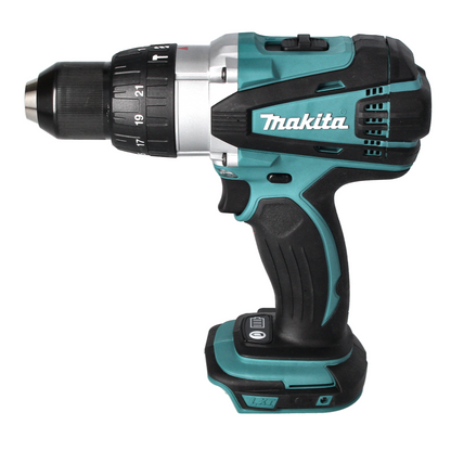 Makita DHP 458 RF1 perceuse à percussion sans fil 18 V 91 Nm + 1 batterie 3,0 Ah + chargeur + jeu d'embouts 44 pièces