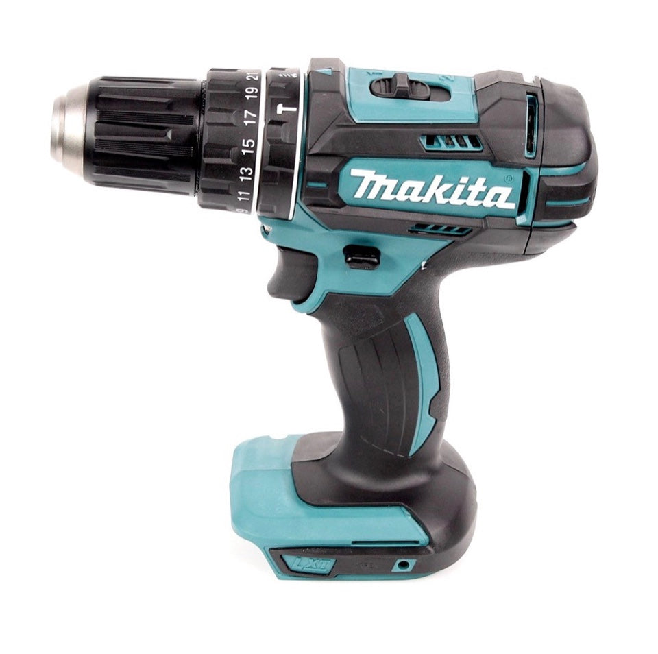 Makita DHP 482 Z Akku Schlagbohrschrauber 18 V 62 Nm + 26 tlg. Bit Steckschlüssel Set - ohne Akku, ohne Ladegerät