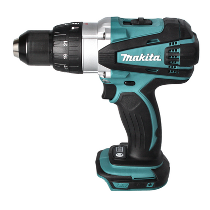 Makita DHP 458 Z Akku Schlagbohrschrauber 18 V 91 Nm + 100 tlg. Bit Set - ohne Akku, ohne Ladegerät