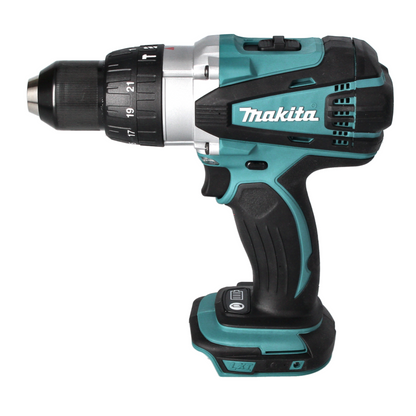 Makita DHP 458 Z Akku Schlagbohrschrauber 18 V 91 Nm + 44 tlg. Bit Set - ohne Akku, ohne Ladegerät