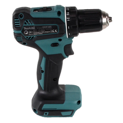 Makita DDF 485 Z perceuse-visseuse sans fil 18 V 50 Nm sans balais + jeu de 26 clés à douilles à embouts - sans batterie, sans chargeur