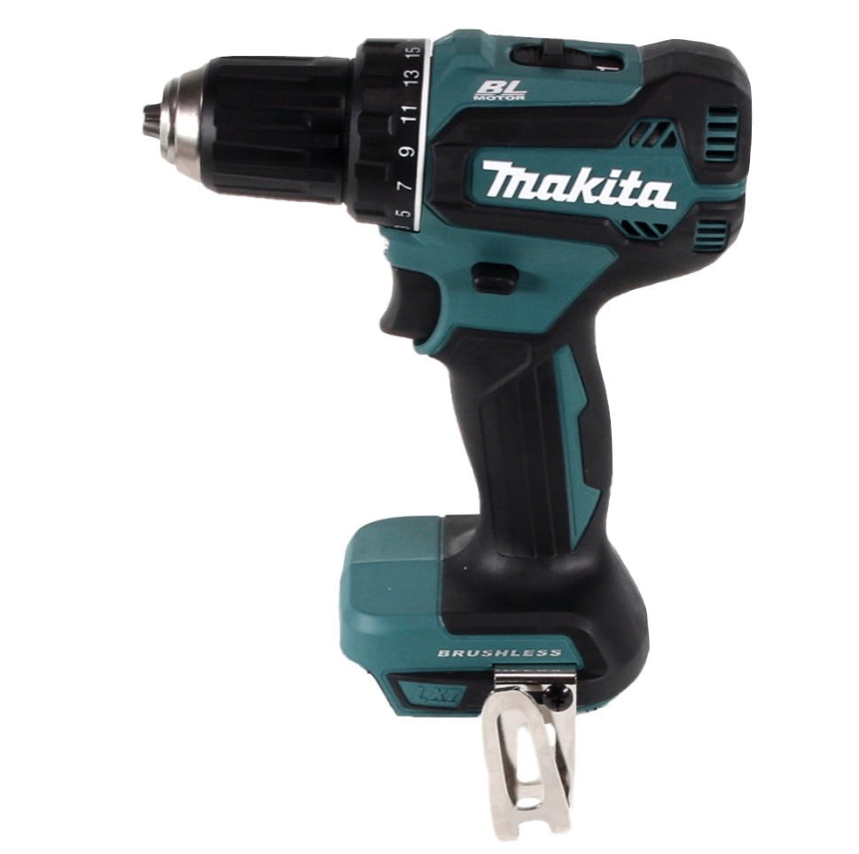 Makita DDF 485 Z Akku Bohrschrauber 18 V 50 Nm Brushless + 26 tlg. Bit Steckschlüssel Set - ohne Akku, ohne Ladegerät