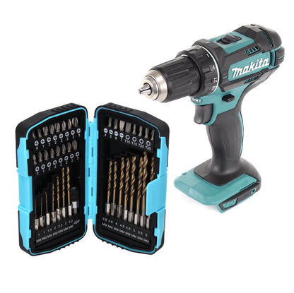 Makita DDF 482 Z Akku Bohrschrauber 18 V 62 Nm + 40 tlg. Bit Bohrer Set - ohne Akku, ohne Ladegerät