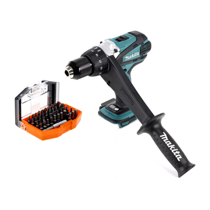 Makita DDF 458 Z perceuse-visseuse sans fil 18 V 91 Nm + jeu d'embouts 44 pièces - sans batterie, sans chargeur