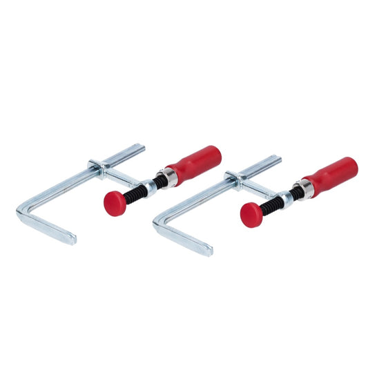 Bessey GTR 12 Set 2x pince de table tout acier avec pince à poignée à levier 120 / 60 mm