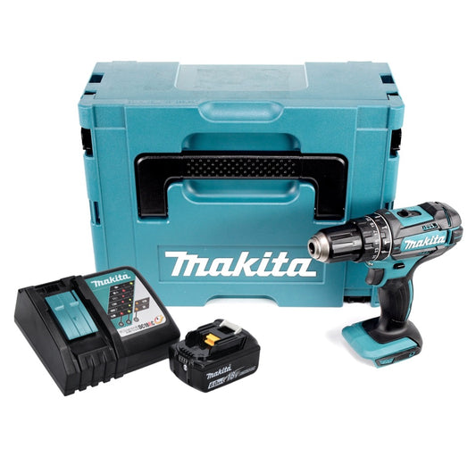 Makita DHP 482 RG1J Akku Schlagbohrschrauber 18 V 62 Nm + 1x Akku 6,0 Ah + Ladegerät + Makpac - Toolbrothers