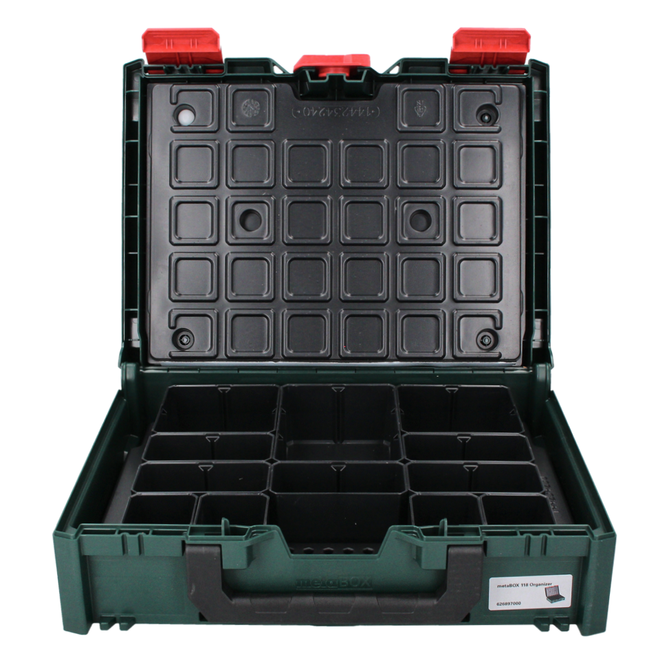 Metabo metaBOX 118 Organizer System Werkzeug Koffer ( 626897000 ) Stapelbar