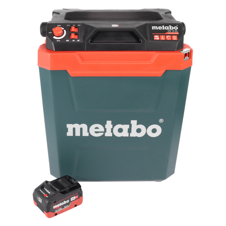 Nevera de batería Metabo KB 18 BL 18 V con función de calentamiento 28 l sin escobillas + 1x batería 8,0 Ah - sin cargador