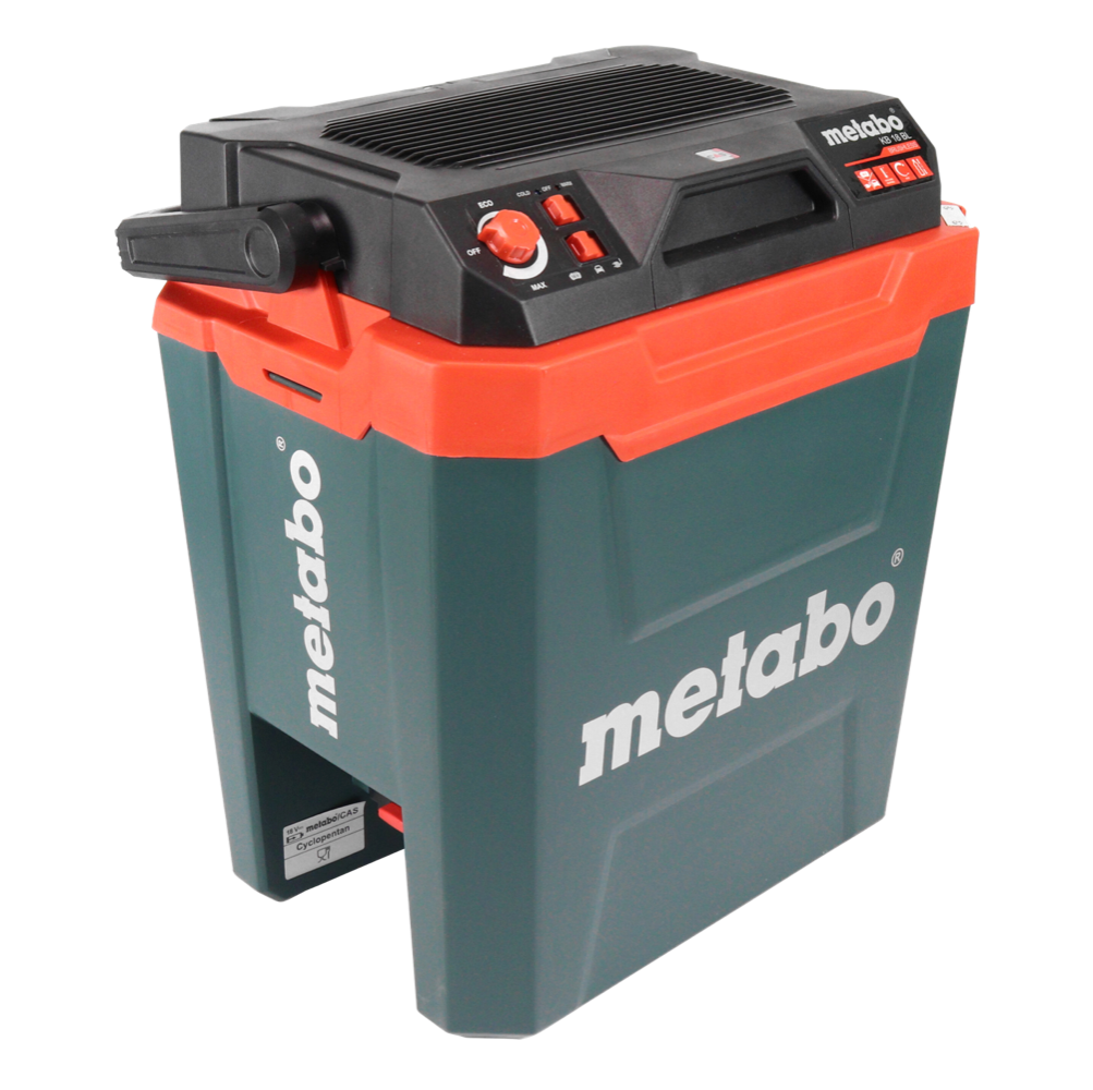 Glacière à batterie Metabo KB 18 BL 18 V avec fonction chauffante 28 l sans balais + 2x batteries 8,0 Ah + chargeur