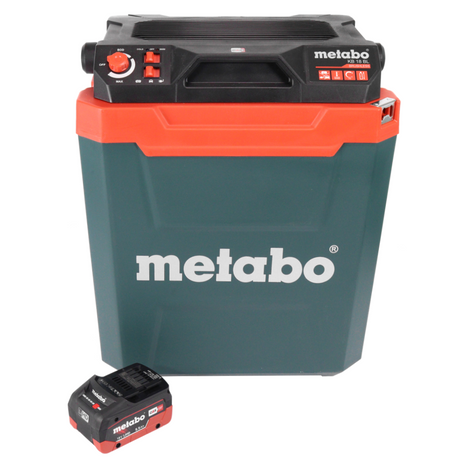 Nevera de batería Metabo KB 18 BL 18 V con función de calentamiento 28 l sin escobillas + 1x batería 5,5 Ah - sin cargador