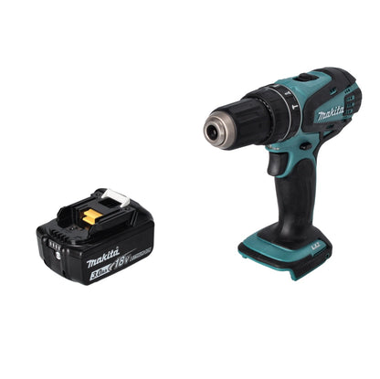 Makita DHP 456 F1 Akku Schlagbohrschrauber 18 V 50 Nm + 1x Akku 3,0 Ah - ohne Ladegerät