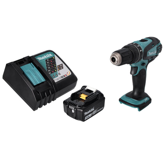 Makita DHP 456 RF1 perceuse à percussion sans fil 18 V 50 Nm + 1x batterie 3,0 Ah + chargeur