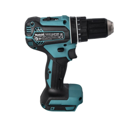 Makita DHP 485 RF Akku Schlagbohrschrauber 18 V 50 Nm Brushless + 2x Akku 3,0 Ah + Ladegerät