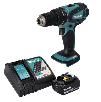 Makita DHP 456 RT1 perceuse à percussion sans fil 18 V 50 Nm + 1x batterie 5,0 Ah + chargeur