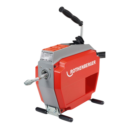 Rothenberger R600 VarioClean Akku Rohrreinigungsmaschine 18 V + 1x Akku 8,0 Ah + Ladegerät + Spiral Werkzeug Set DuraFlex ( 1000003346 ) - Toolbrothers