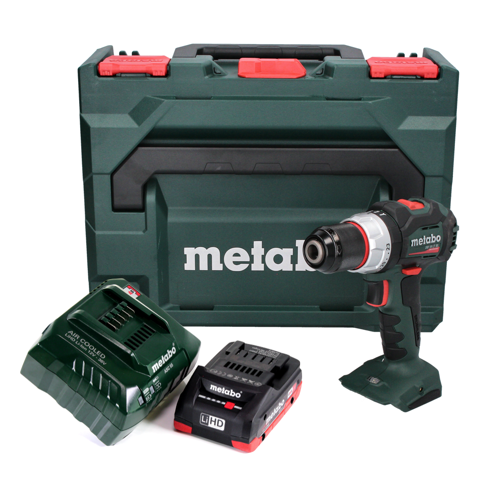 Perceuse à percussion sans fil Metabo SB 18 LT BL 18 V 75 Nm sans balai + 1x batterie 4,0 Ah + chargeur + métaBOX