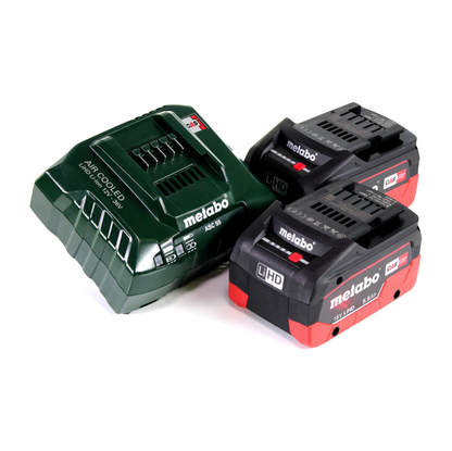 Metabo SB 18 LT BL Akku Schlagbohrschrauber 18 V 75 Nm Brushless + 2x Akku 5,5 Ah + Ladegerät + metaBOX