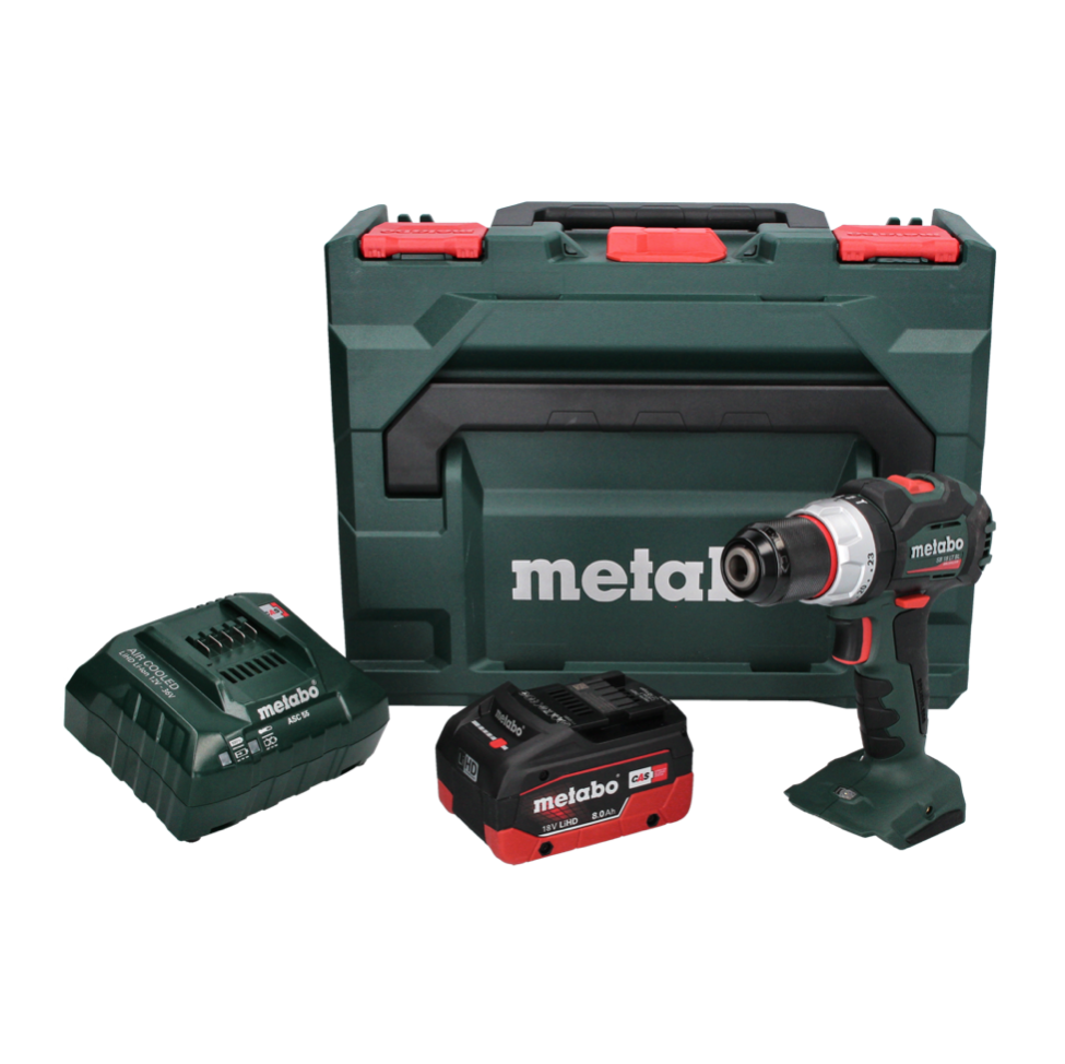 Metabo SB 18 LT BL Akku Schlagbohrschrauber 18 V 75 Nm Brushless + 1x Akku 8,0 Ah + Ladegerät + metaBOX