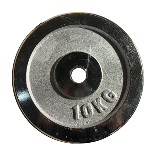 Hantelscheibe Hantelgewicht Scheibengewicht aus Stahl verchromt 10 kg 1 Stk. 30 mm Lochdurchmesser