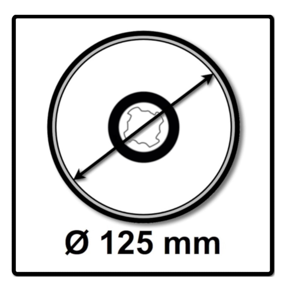 Bosch Expert for Metal Schruppscheibe X-LOCK 125 x 22,23 mm 10 Stk. ( 10x 2608619259 )