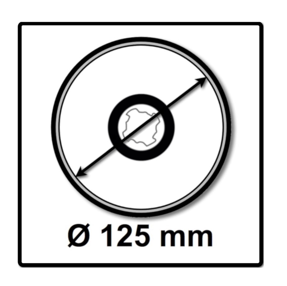 Bosch Expert X-LOCK Standard  for Metal Schruppscheibe 125 x 22,23 mm 10 Stk. ( 10x 2608619366 ) Gekröpfte Schruppscheibe - Toolbrothers