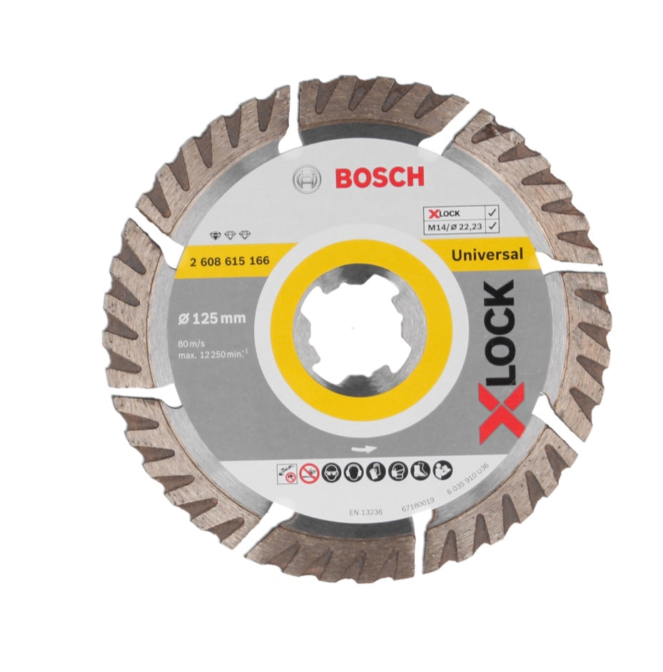 Bosch Expert X-LOCK Diamanttrennscheibe Standard for Universal 125 x 22,23 mm 1 Stk. ( 2608615166 ) - Toolbrothers