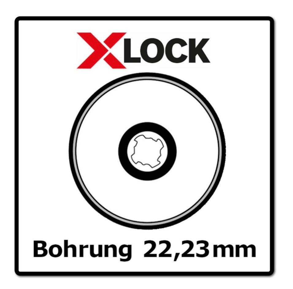 Bosch Expert for Metal Schruppscheibe X-LOCK 125 x 22,23 mm 20 Stk. ( 20x 2608619259 )